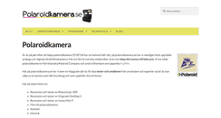 Desktop Screenshot of polaroidkamera.se