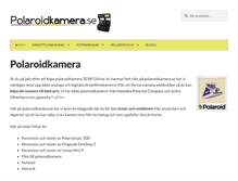 Tablet Screenshot of polaroidkamera.se